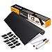 Vinyl Chalkboard Wall Decal 17.2 Inches by 9.84 Feet 3 Chalk Markers and 16 Chalkboard Labels for Jar Included - Lunaoo Chalk Board Covering to Inspire Creative Play