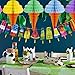 Supla Ice Cream Party Decorations Set 6.56' Ice Cream Paper Garland Banner and 7 Ice Cream Tissue Paper Ice Cream Cone Honeycomb Balls 12.4