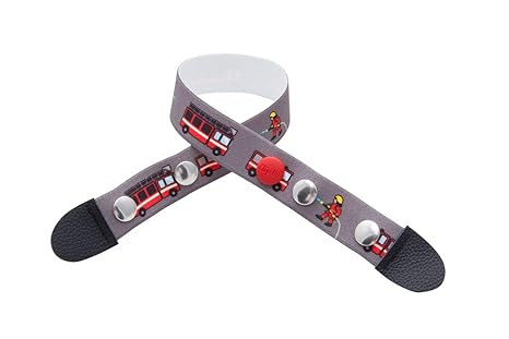 Clip.Ho Clipho Kindergürtel Feuerwehr für Jungen - Gürtel ohne Schnalle