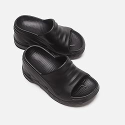 Arqa Marshmallow Wedge Sandals for Women Open Toe