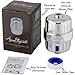 One-Year Chlorine Removing Shower Filter - Ultimate Filters And Cartridge To Remove Harmful Chemicals - Showerhead Softener For Hard Head Water - Chrome