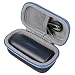 co2crea Hard Travel Case for Bose SoundSport Free Truly Wireless Sport Headphones (Black Case + Blue Zipper)