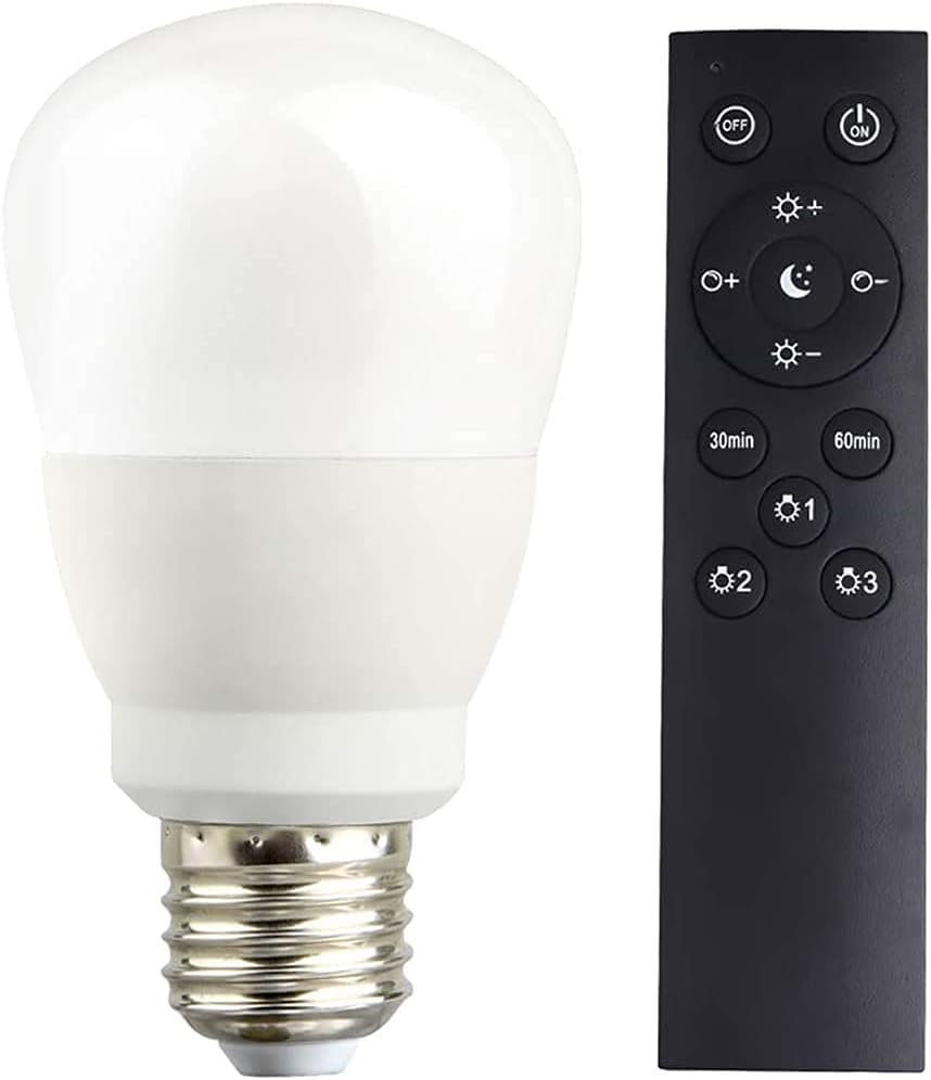 LED Bulb Remote Control Adjustable 12W Light Bulb Globe Bulb Night