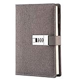 Lock Journal Combination Locking Diary Vintage Lock Planner Agenda Personal Diary
