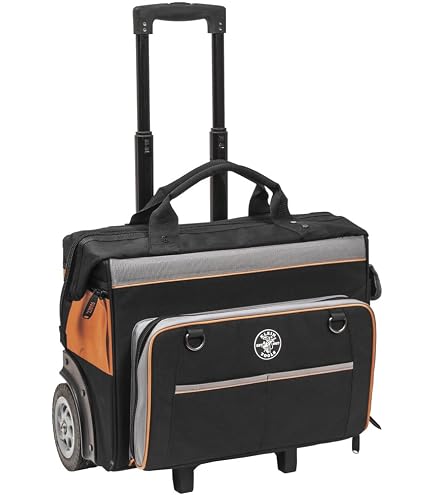 STANLEY FATMAX Open Mouth Rolling Rigid Tool Bag Trolley, Multi