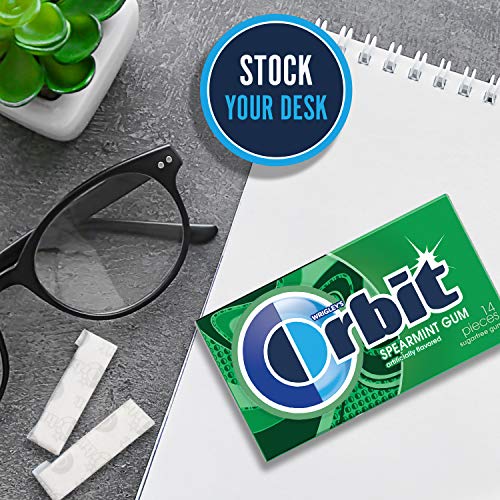 2 Orbit+Spearmint+Sugarfree+Gum+Pieces
