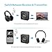 ARCHEER 2 in 1 Bluetooth Transmitter Receiver, Digital Optical TOSLINK (SPDIF), Pair 2 at Once, Aptx Low Latency, Up to 19 Hours Working-Time, 3.5mm (AUX and RCA) Wireless Audio Adapter for TV
