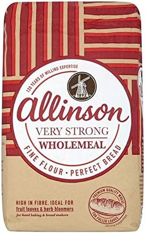 Allinson Very Strong Wholemeal Bread Flour (1.5Kg) - Pack of 2