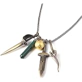 SONGCHANGJEWELRY Lady Dimitrescu Necklace - Halloween Cosplay Costume Accessories For Women Girl