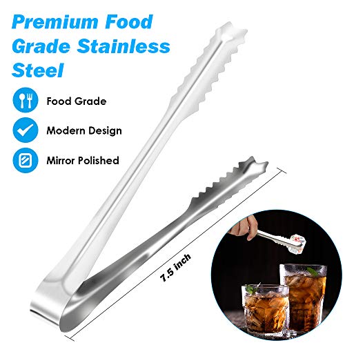 Ice Cube Tray with Lid & Mini Ice Tongs, BPA Free Ice Tray, Patinao Flexible 3 Pack Reusable Silicone Ice Trays for Freezer, Bottle Ice Stick Maker Mold with Covers, Ideal for DIY, Whiskey & Cocktails