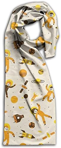 Astronaut Elegant Lightweight Super Soft Adult Scarf Scarves For Travel Sticks