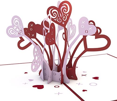 Lovepop Love Explosion Pop Up Card 3D Card Love Card Valentines Day Card Romance Card Heart Card