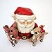 Enesco Jim Shore Santa Hugging Rudolph & Clarice Figurine, 4.9