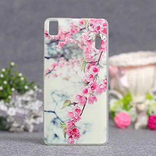 Lenovo K3 NOTE (A7000) Case, Tomyou 3D Emboss Pattern Beautiful Flower TPU Soft Case Rubber Silicone Skin Cover for Lenovo K3 NOTE (A7000)