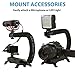Cam Caddie Scorpion Jr Camera Stabilizer - Collapsible Stabilizing Smartphone Handle for All DSLR, GoPro, Mobile Phones with Integrated Cold Shoe and 1/4-20 Threaded Mounting Knob - Black