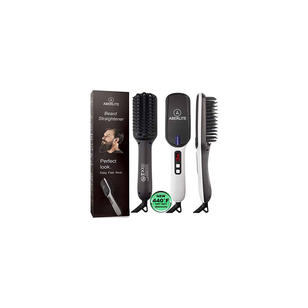 aberlite beard straightener for men