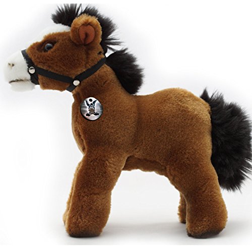 Pony Spirit Pferd Isländer Vollblut braun mit Halfter Plüschtier Kuscheltier Plüschpferd Pferdchen 22 cm – Bild 3