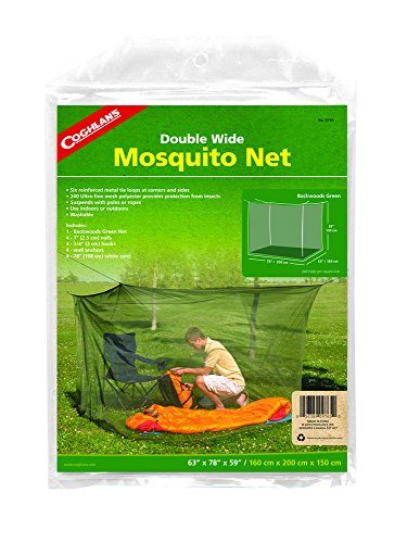 Coghlan's Double Wide Rectangular Mosquito Net, Green