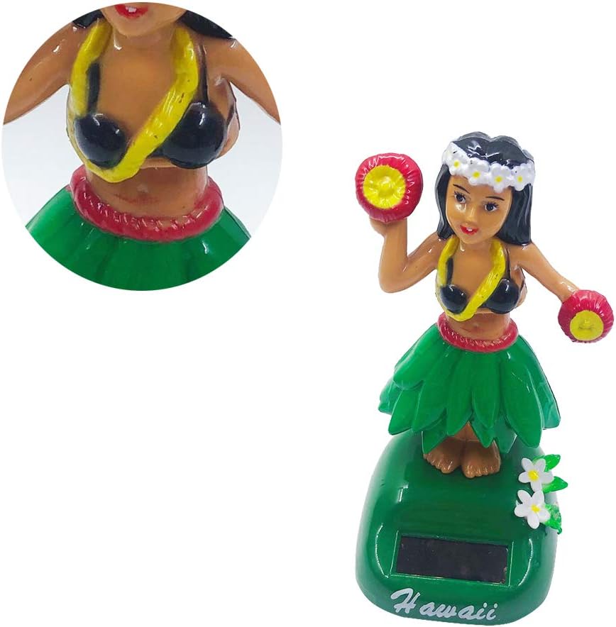 muñeca hawaiana salpicadero coche