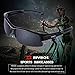 RIVBOS Sports Polarized Sunglasses Driving Glasses for Men Women Tr 90 Flexible Frame for Cycling Baseball Running 841