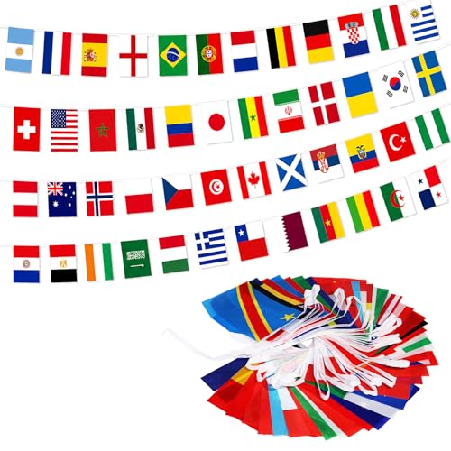 48 Countries String Flag