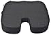 4 Inches Thick Coccyx Orthopedic Pressure Relieving Memory Foam Seat Cushion Physical Therapists Recommended, Black Large Thick Firm 18x16x4