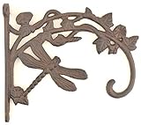 Cast Iron Plant Hanger Dragonfly Scene 7