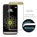 LG G5 Screen Protector ,ALCLAP G5 Tempered Glass[Full Coverage][2-Pack][Anti-Bubble] [HD Ultra Clear Film] Edge to Edge Glass Screen Protector for LG G5