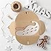 Move&Moving Christmas Elf Footprints Stencil - Elf on The Shelf - Kraft Paper Greeting Card Packaging