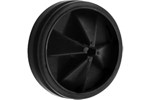 BINAZON Garbage Disposal Splash Guard, 1-Pack Upgraded for InSinkErator Evolution Series QCB-AM Sink Baffle Drain Cover, Removable Quiet Collar Drain Plugs, Garbage Disposer Accessories 3 3/8" (Black 1 pcs)