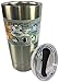 Double Wall Vacuum Insulated Stainless Steel Tumbler with Splash Proof Lid 20 oz