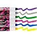 Sysrion Hair Chalk - Metallic Glitter Temporary Hair Color - Edge Chalkers - No Mess - Built in Sealant - Works on All Hair Colors - Color Essentials Set (6 Count)