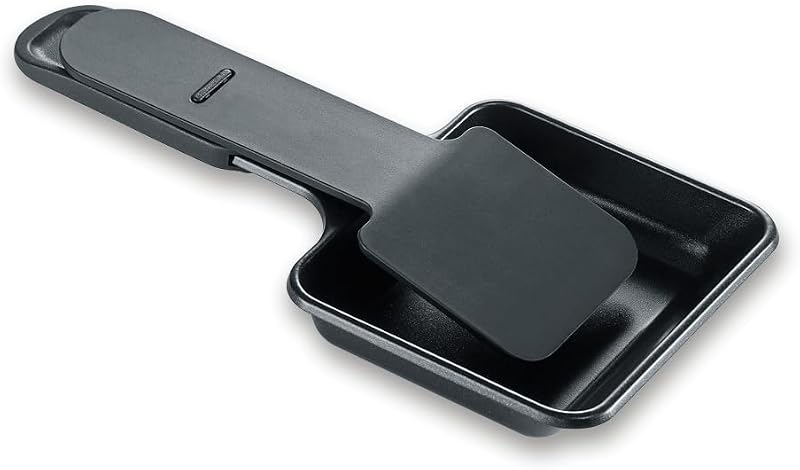 Raclette Grill, 1300W, 8 Padelline Antiaderenti Extra Profonde, Piastra Pietra Naturale e Ceramica, Temperatura Regolabile, 49,0 x 25,0 x 14,0 cm, Nero - RG 2366