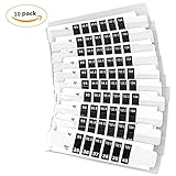 Sandalas 10 Pcs Forehead Head Strip Thermometer Fever Body Baby Child Kid Adult Check Test Temperature Monitoring Safe Non-Toxic 95-104 ℉