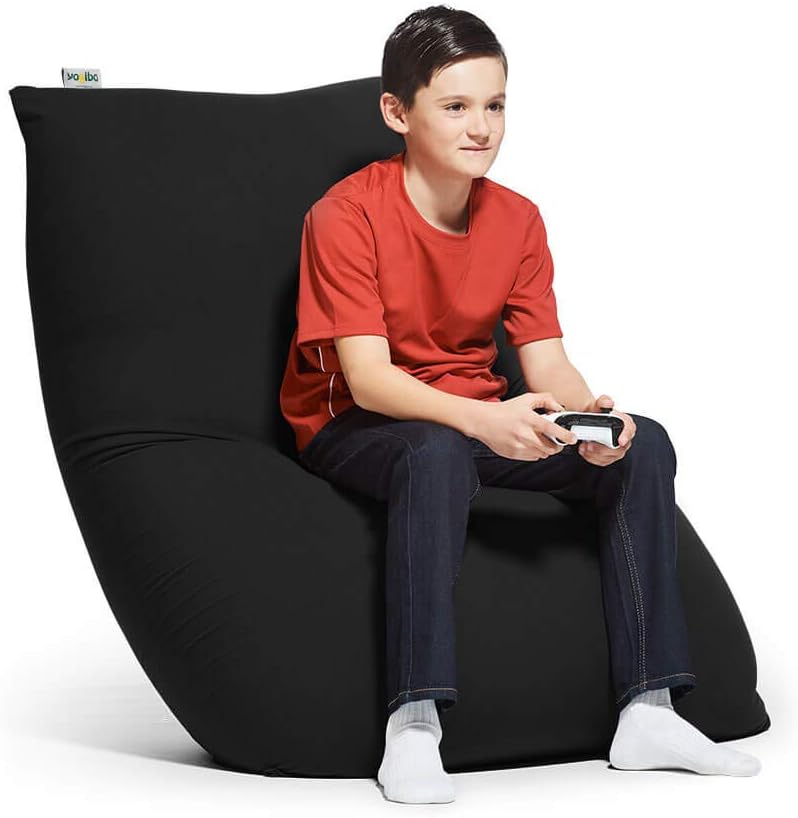 Amazon Co Jp Yogibo Midi ヨギボー ミディ ビーズクッション ブラック 受注生産品 ホーム キッチン