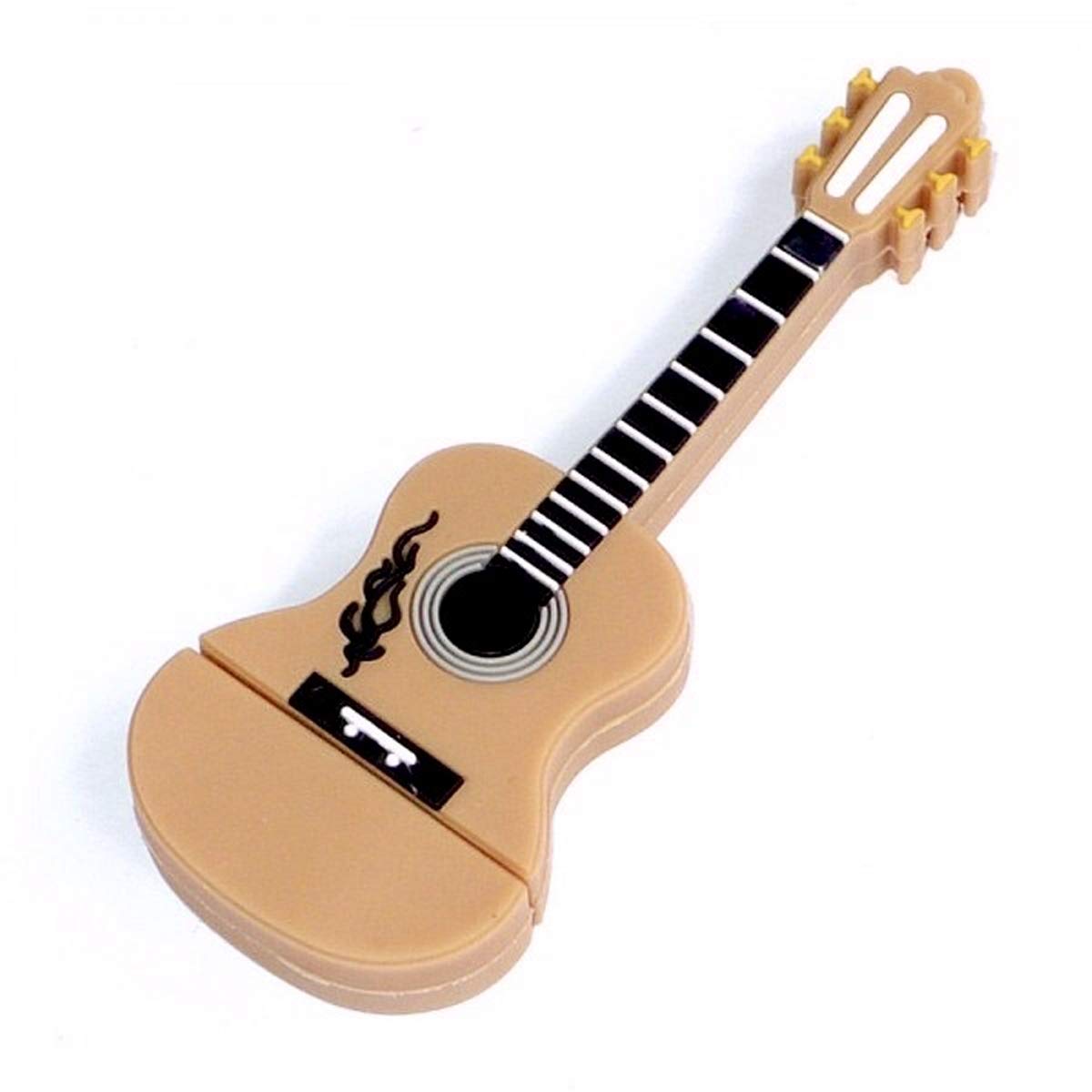 Guitar 8GB USB Musical Instrument Flash Pen Drive Memory Thumb Stick Data Storage Beige