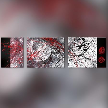Triptyque Japonais Tableaux Peinture Triptyque Triptique Multipanneau Abstrait Amazon Fr Cuisine Maison