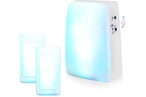 2026 new Color Lights Flash Music Doorbel Hearing Impaired Doorbell 16 Chimes Wireless Doorbell Deaf Doorbell Flashing Light 