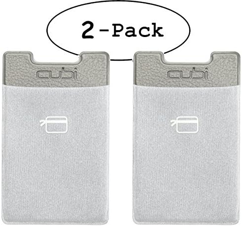 2 Pack GREY CardNinja Ultra Slim ID Credit Card Cash Wallet Case Holder iPhone Android - GREY