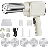 Electric Pasta Machine 5-in-1Homemade Handheld Noodle Machine Automatic Spaghetti Maker Pasta Portable Stainless Noodle Maker with Molding Mold And Cutting Machine