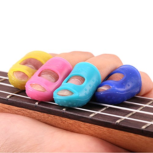 Guitar Finger Protectors, Gosear Guitar Fingertip Protectors 12 PCS 3