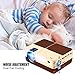 Wsky Portable Home Theater Video Projector – Newest 2019 3000Lux HD Video Projector – Support 1080P 1920×1080 Resolution – Perfect for Watching Movies Home Entertainment or Gift Giving (Brown)thumb 3
