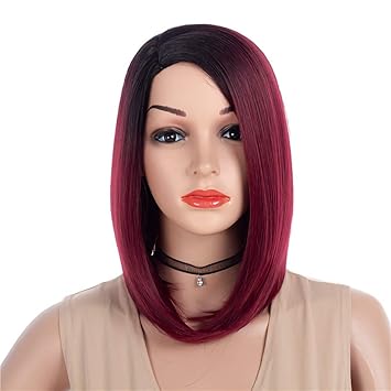 Amazon Com Bobo Wig Ladies Short Hair Split High Temperature