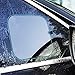 RBHK 4 Pcs Car Rearview Mirror Film, Anti Fog Film Rainproof Rear View Mirror Film Protector for Car Mirrors Side Windows (2 Oval Mirror Film + 2 Rec Side Window Film)