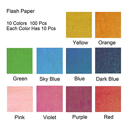Wartoon 200 Sheets Double Sided Origami Paper and 50 Sheets Single Sided flash Origami Paper（6 x 6 inch - Thumbnail 3