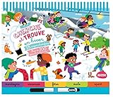 Cherche et trouve en hiver : Avec un feutre effaçable by 