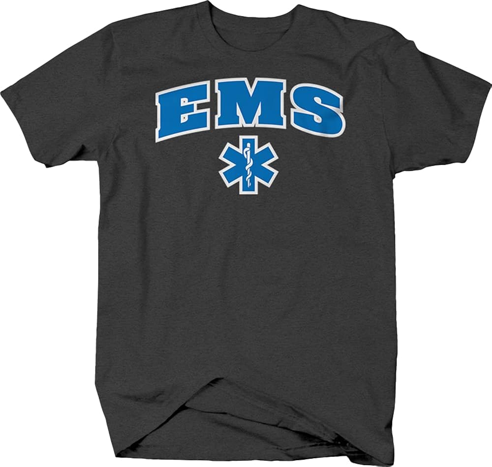 EMS Emblem Emergency Medical Services Hospital Paramedic T Shirt for
