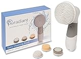 USA PURADIANT Face Scrubber | Facial Cleansing Brush | Spin Brush | Body Brush | Sonic Waterproof Cleansing Brush | Exfoliating Brush | Cleans and Smooths Skin | Pumice For Rough Feet and Hands