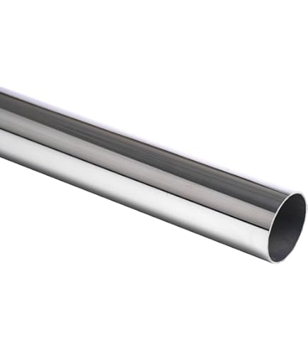Vigorous 304 Stainless Steel Tube - 1.5" OD X 3 Ft, 0.065" Wall, Round Metal Pipe For DIY