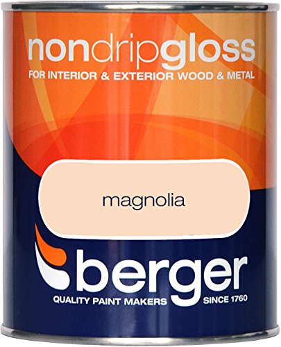 Berger Non Drip Gloss 750ml Magnolia